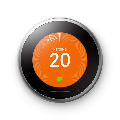 Nest Learning Thermostat 3Rd Generation, Stainless Steel - Smart Thermostat - a Brighter Way to save Energy