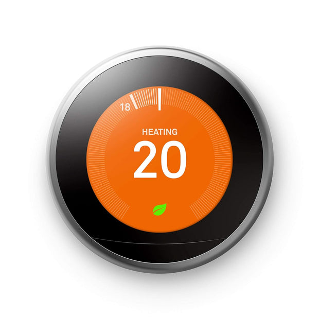 Nest Learning Thermostat 3Rd Generation, Stainless Steel - Smart Thermostat - a Brighter Way to save Energy