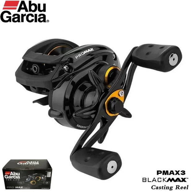 Original Abu Garcia PRO MAX PMAX3 Left Right Bait Casting Fishing Reel 7.1:1 8BB Drag 8.1kg Water Drop Baitcasting Fishing Reels Store 6