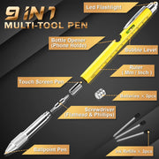 Gifts for Men - 9 in 1 Multi Tool Pen Gadgets for Men, Dad Gifts Mens Gifts, Birthday Gifts for Him, Gifts for Men Who Have Everything, Stocking Fillers for Men, Mens Gifts for Christmas