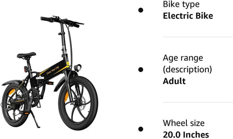 UK Next Working Day Delivery A20+ Folding Electric Bicycle Removable Battery Shimano 7 Speed Full Suspension