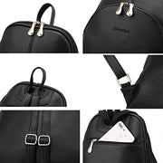 Women Fashion Backpack Purse Leather Rucksack Bag Girls Casual Daypacks