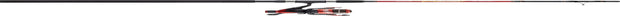 Firebird 3-Piece Match Combo Rod and Reel - Black/Red, 10 Ft