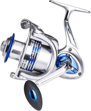 Spinning Fishing Reels for Saltwater Freshwater 3000 4000 5000 6000 7000 Spools Ultra Smooth Ultralight Powerful Trout Bass Carp Gear Stainless Ball Bearings Metal Body Ice Fishing Reels