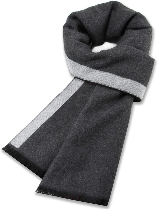 Warm Winter Scarf Men Autumn Elegant Plaid Scarves