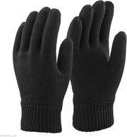 Sock Snob Mens 3M Black  Thermal Lined Winter Gloves