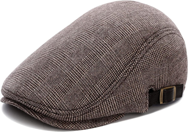 Mens Flat Caps Beret Tweed Classic Tweed Cap 1920S Gatsby Newsboy Hat Cap Gatsby Hat for Men Accesories