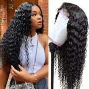 Body Wave Lace Front Wigs Human Hair Pre Plucked with Baby Hair 150% Density Glueless Brazilian Virgin 4X4 Lace Closure Human Hair Wigs for Black Women Natural Color 10 Inch