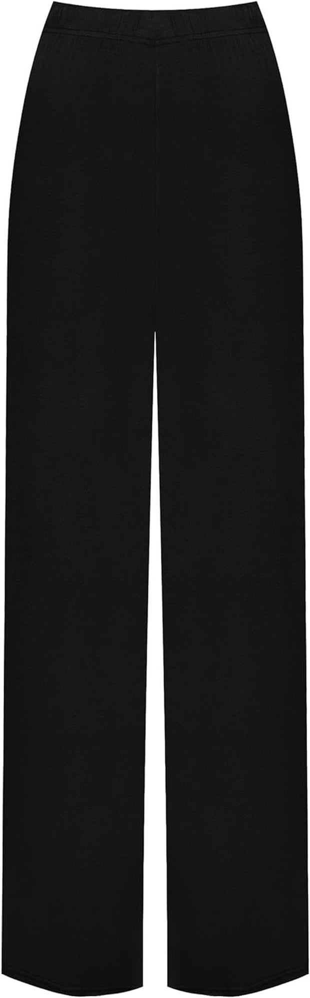 plus Size Womens Plain Palazzo Wide Leg Flared Ladies Trousers Pant