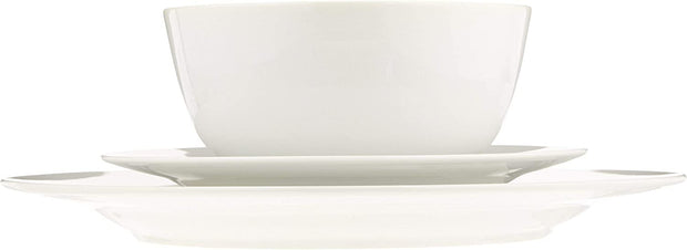 18-Piece Dinnerware Set, Service for 6, White