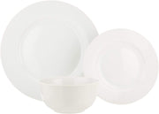 18-Piece Dinnerware Set, Service for 6, White