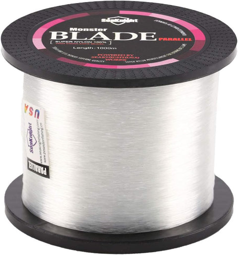 BLADE Nylon Fishing Line 500M/1000M Japanese Material Monofilament Carp Fishing Line Saltwater Sea Fishing 6 Colors 2-35LB