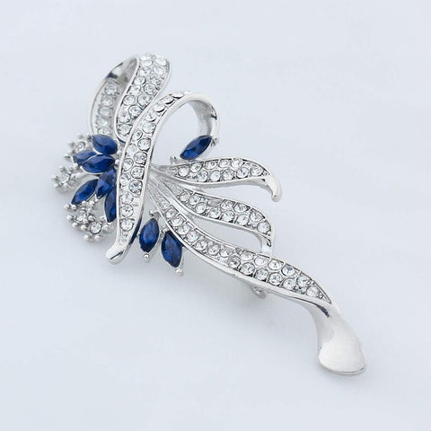 Created Crystal Fancy Vintage Style Brooch Pin for Women, Girls, Ladies