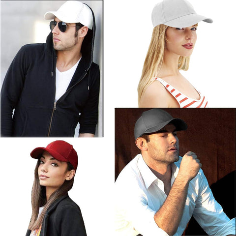 Baseball Cap for Men Women - 100% Cotton