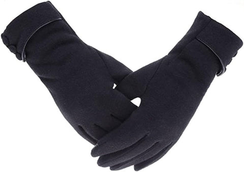 Womens Lady Winter Warm Gloves Touch Screen Phone Windproof Lined Thick Gloves