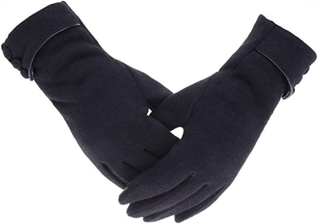 Womens Lady Winter Warm Gloves Touch Screen Phone Windproof Lined Thick Gloves