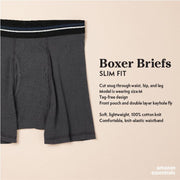 Men'S Tag-Free Boxer Briefs, Pack of 5