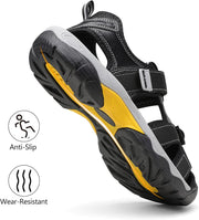 Men'S Athletic Sports Outdoor Closed Toe Hiking Fisherman Sandals DSA212