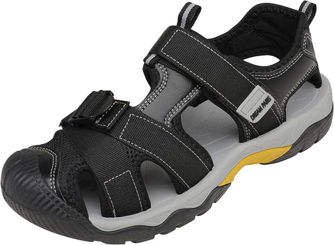 Men'S Athletic Sports Outdoor Closed Toe Hiking Fisherman Sandals DSA212