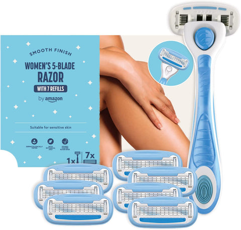 Women'S 5 Blade Razor with 7 Refills, 8 Count (Pack of 1)