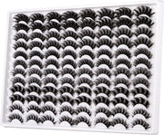 48 Pairs Eyelashes Thick Faux Mink Lashes Dramatic Fluffy Fake Eyelashes Bulk 6 Styles Mixed Long 5D Volume Curl Wholesale False Eye Lashes