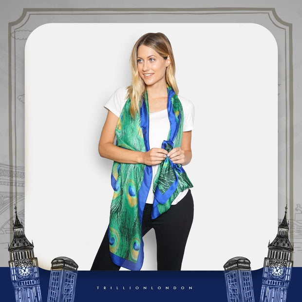 London® Spring Collection | Silk Scarf for Women'S | Ladies Lightweight Scarves | Neck Scarf for Women | Shawls Wraps