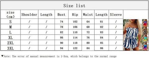 Women off Shoulder Romper Strapless Floral Print Tie-Dye Striped Beach Shorts Jumpsuit Backless Ruffle Trim Shorts Overalls Playsuit