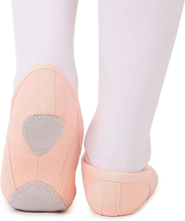 Ballet Shoes Ballet Dance Shoes Split Leather Sole Canvas Yoga Gymnastic Shoes for Girls Women Kids Children'S Adults …