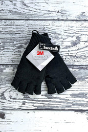 Sock Snob Mens 3M Black  Thermal Lined Winter Gloves