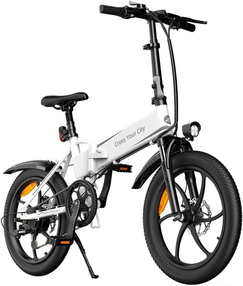 UK Next Working Day Delivery A20+ Folding Electric Bicycle Removable Battery Shimano 7 Speed Full Suspension