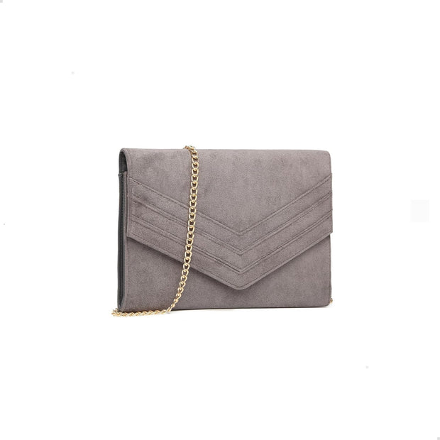 Women'S Clutches Bag Evening Bags Synthetic and Suede with Chain for Wedding