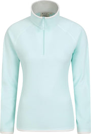 Montana Womens Microfleece - Breathable Ladies Sweater, Quick Drying Pullover, Warm Fleece Jacket, Half Zip - for Spring Summer, Travelling, Outdoors