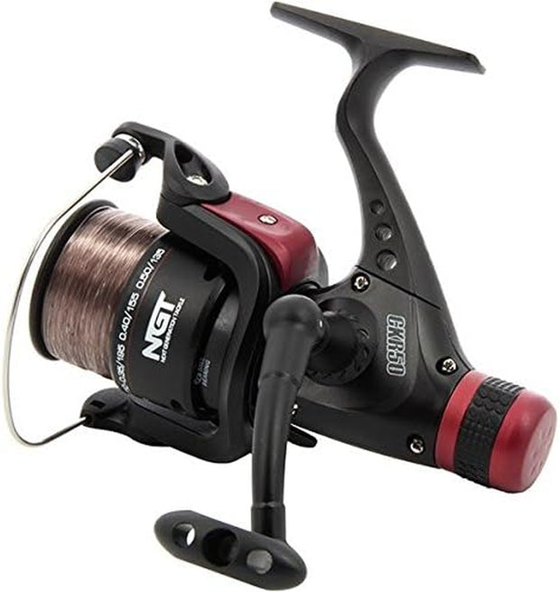 CKR50 Coarse Fishing Reel with 8Lb Line, Black