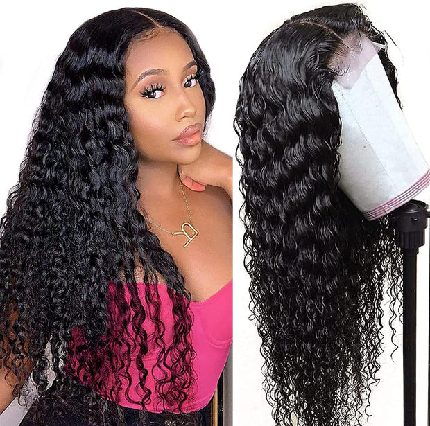 Body Wave Lace Front Wigs Human Hair Pre Plucked with Baby Hair 150% Density Glueless Brazilian Virgin 4X4 Lace Closure Human Hair Wigs for Black Women Natural Color 10 Inch