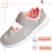 Girls Trainers Kids Athletic Shoes Toddlers Glitter Casual Lightweight Sneakers Sports Shoes Breathable Tennis Road Trail Running Shoes