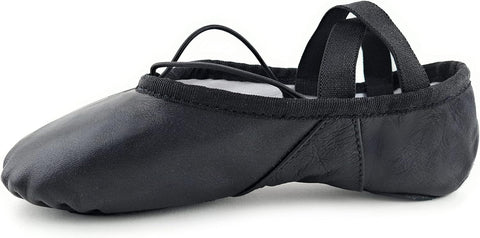 Black Ballet Canvas Dance Shoes Gymnastic Yoga Shoes Flat Split Sole Leather Ballerina Girls Ladies Children'S and Adult'S Sizes