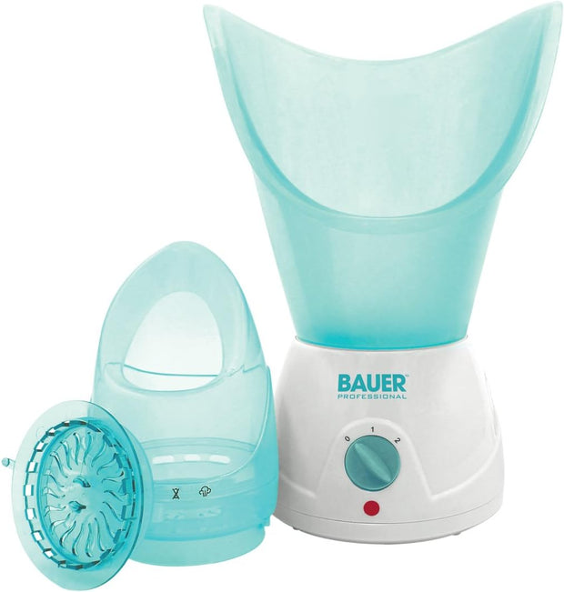 Bauer 38680 Facial Spa Face Steamer and Nasal Inhaler Set, Removes Blackheads & Opens Pores