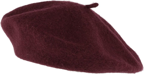 Wool Blend French Beret for Men and Women in Plain Colours