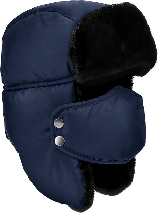 Unisex Winter Ear Flap, Trooper, Trapper Hat, Keeping Warm While Skating, Skiing Other Outdoor Activities