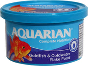 Complete Nutrition, Aquarium Goldfish Food, Flakes Also Suitable for Small Pond Fish, 200 G Container