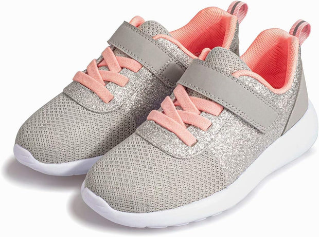 Girls Trainers Kids Athletic Shoes Toddlers Glitter Casual Lightweight Sneakers Sports Shoes Breathable Tennis Road Trail Running Shoes