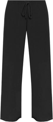 New Ladies plus Size Palazzo Trousers Womens Baggy Flared Wide Leg Pants Sizes 12-30