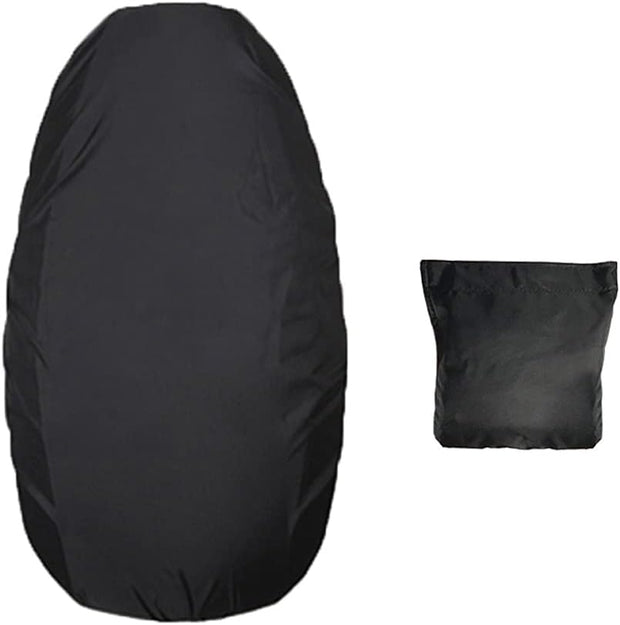 Universal Motorcycle Seat Cover, Oxford Cloth Waterproof Sun Protection Seat Cover Motorcycle Cushion Cover Elastic Seat Protection for Most Motorcycles,Black XXL