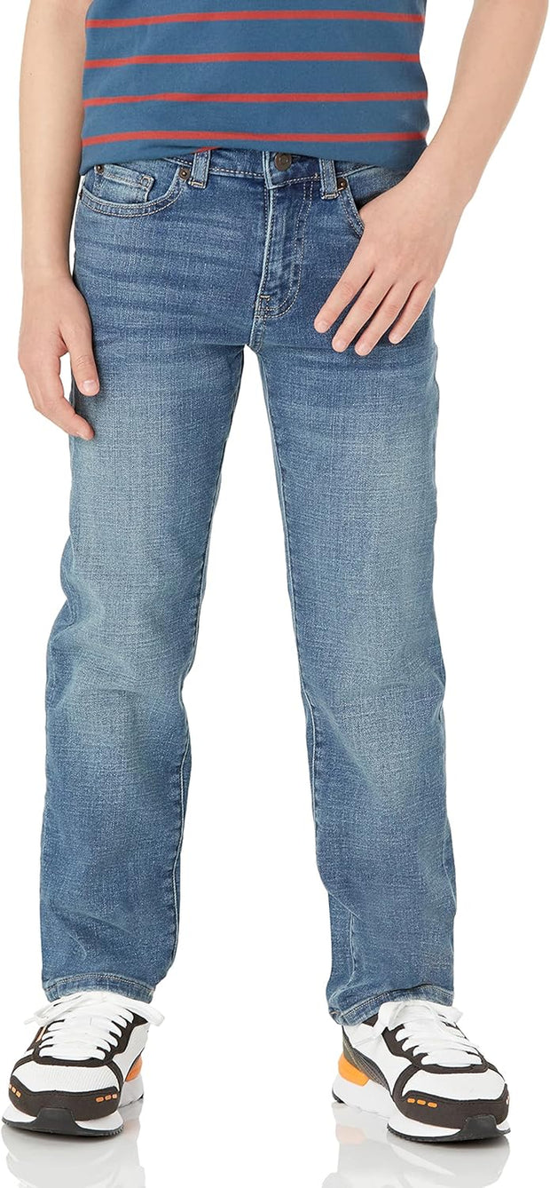 Boys' Regular Straight-Cut Jeans