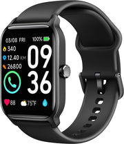 Smart Watch for Women(Answer/Make Calls), Alexa Built-In, 1.8" Fitness Watch with 24H Heart Rate/Sleep/Blood Oxygen Monitor, IP68 Waterproof, 100+ Sports, Ladies Smartwatch for Ios Android