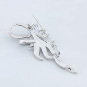 Created Crystal Fancy Vintage Style Brooch Pin for Women, Girls, Ladies