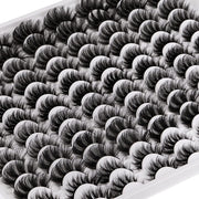 48 Pairs Eyelashes Thick Faux Mink Lashes Dramatic Fluffy Fake Eyelashes Bulk 6 Styles Mixed Long 5D Volume Curl Wholesale False Eye Lashes