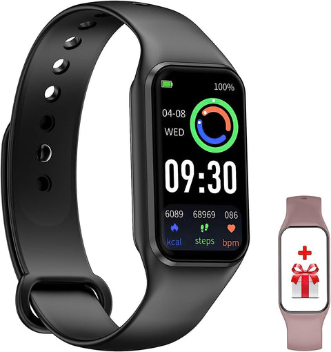 Smart Watch for Women,Fitness Watch with Heart Rate/Blood Oxygen Sleep Monitor,5Atm Waterproof Step Counter Watch with 24 Sport Modes,1.47'' Touch Screen Smartwatches for Android Ios - Upgrade