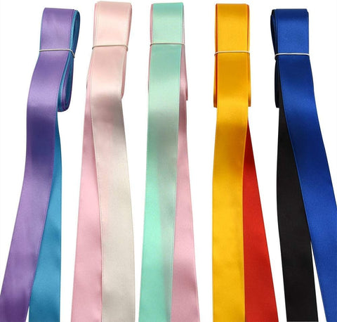 10 Pack 4M X 25Mm Satin Ribbon Bundle Assorted Ribbon for Crafts Gift Wrapping Floristry Wedding Party Decoration