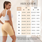 3 Pack Womens Safety Shorts anti Chafing Long Briefs Underwear Seamless Panties for under Dresses Shorts Leggings